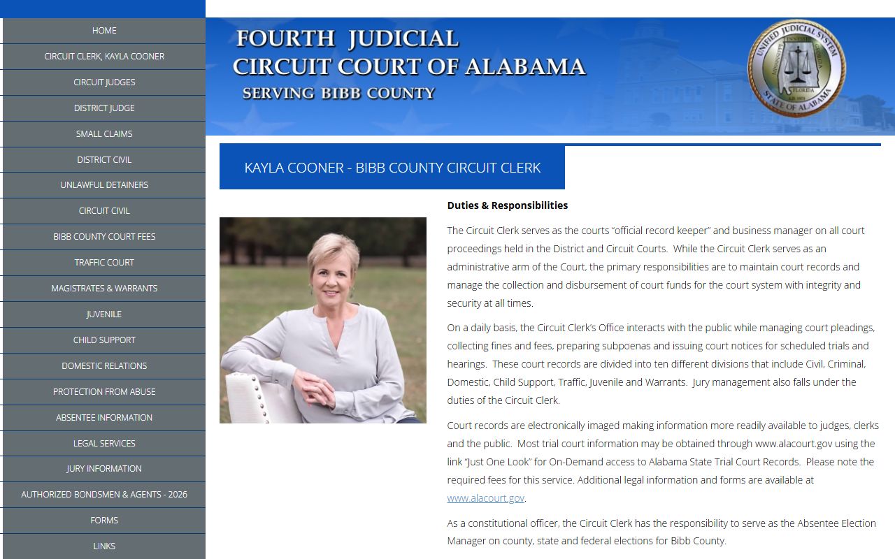 Bibb County arrest records circuit clerk court records source